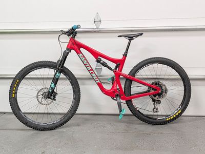 Santa Cruz 5010 CC Full Suspension Mountain Bike - Red, Size medium , 27.5" Wheels