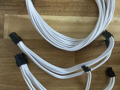SilverStone Sleeved Extension Power Supply Cables