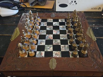 antique Chinese chess set