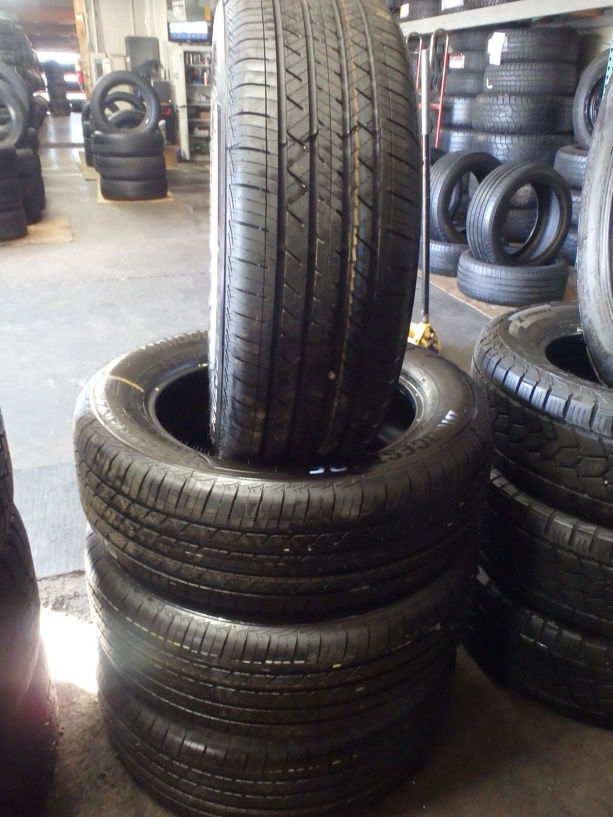 235/60R18 BRIDGESTONE TURANZA SET OF USED TAKE OFFS TIRES