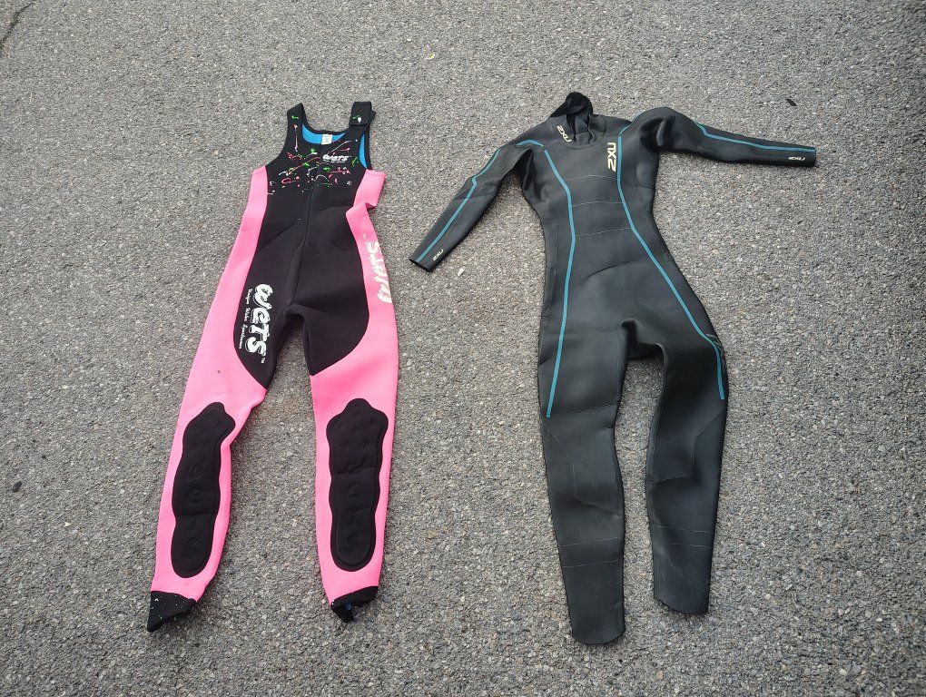 wets suits for sale small and medium. See$ descrip