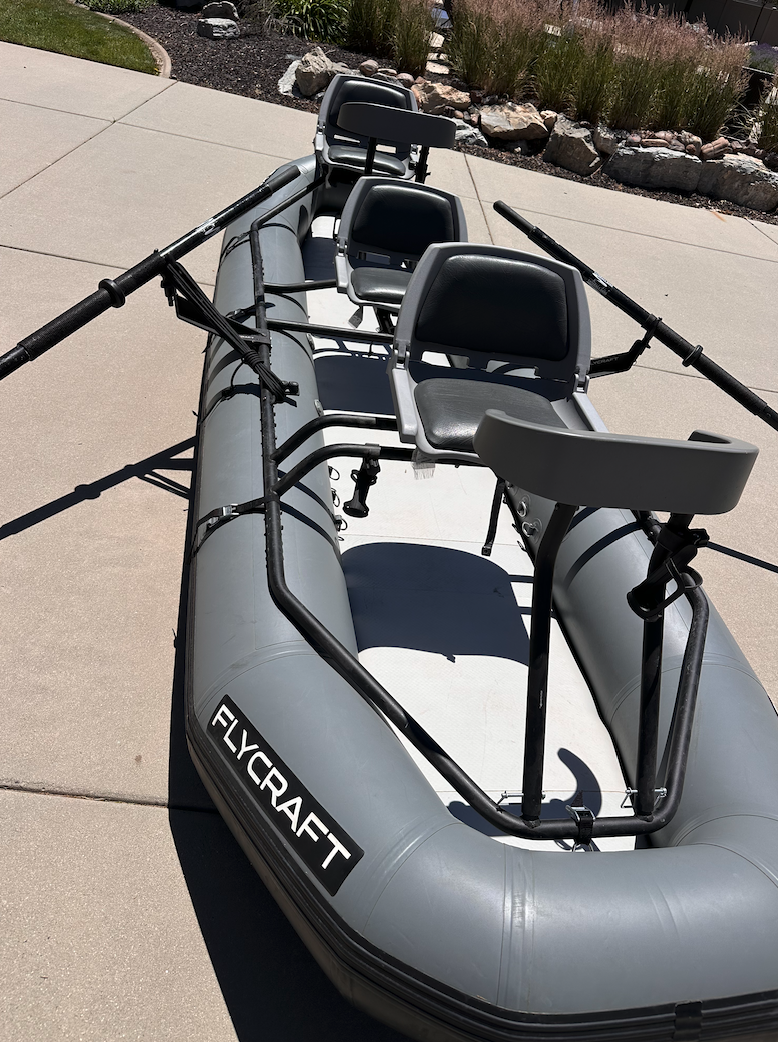 2020 Flycraft Guide 3-Person Fishing Raft – Loaded & Ready to Fish