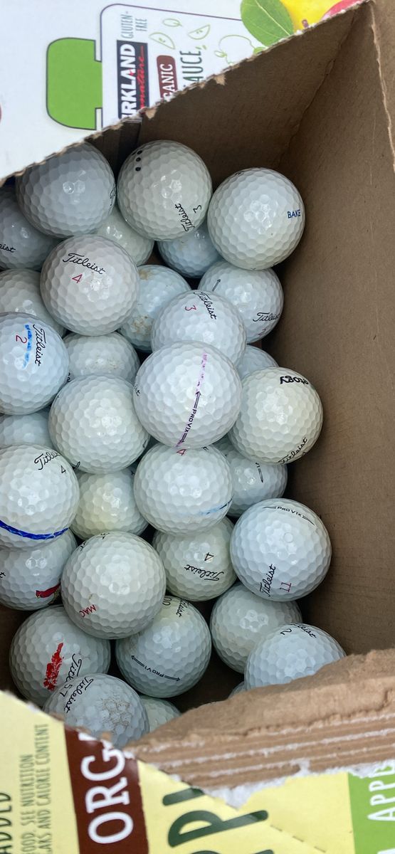 My last 75 golf balls