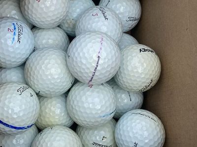 My last 75 golf balls