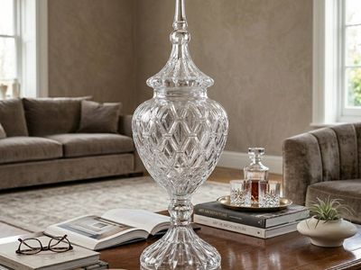 Monument Bohemia Apothecary Crystal Jar with Lid