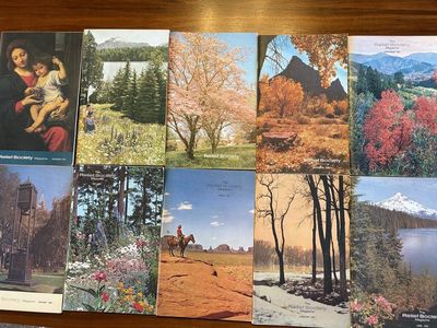 Vintage 1960’s Relief Society Magazines Mid Century, great for framing articles,ads, art. Mormon LDS Mid Century