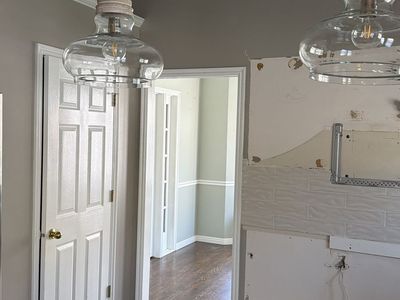 2 Glass Lights For island Or Bar Area