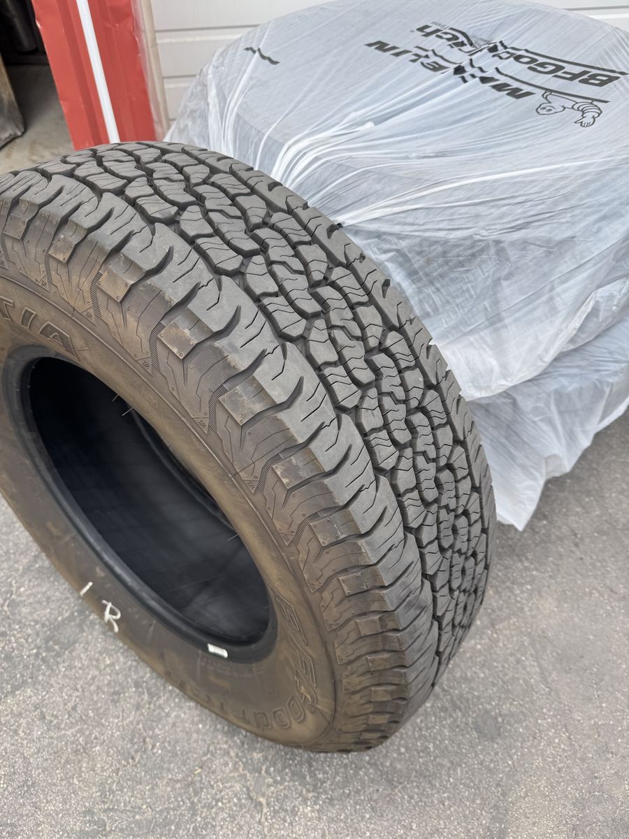 4 All Terrain Tires + Spare (265/70r17 BF Goodrich Trail Terrain, from Toyota Tacoma)