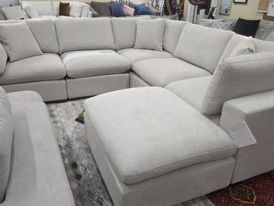 🩶🧩️ NEW 6-Piece Modular Gray Sectional