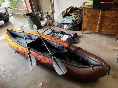 Tobin Sports Wavebreak Inflatable Kayak - barely used