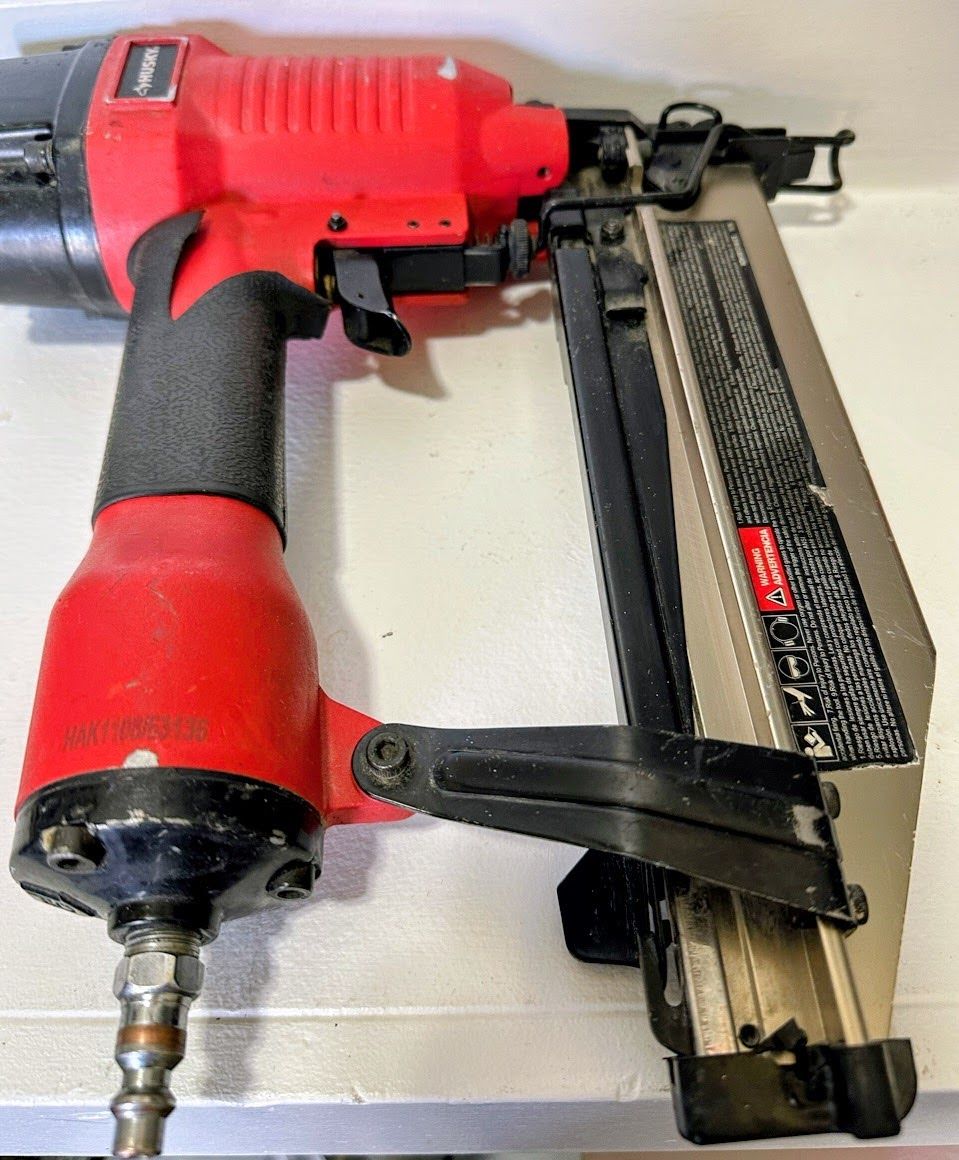 Nail Gun-Husky XKC64 is a 16-gauge, 2-1/2 inch Straight Finish Nailer