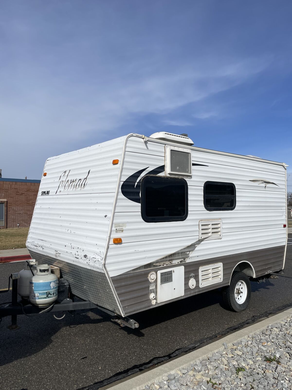 2012 14 Ft Single Axle Trailer
