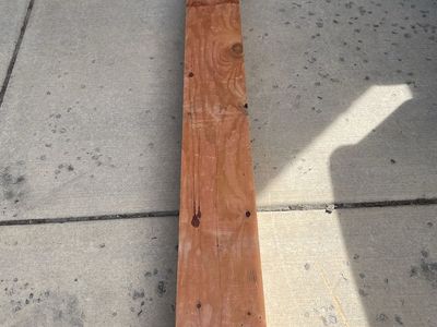 Structural Beam 6 Foot Opening Solid Wood