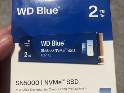 WD Blue SN 5000 NVMe SSD 2TB