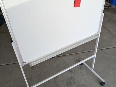Small whiteboard on Wheels