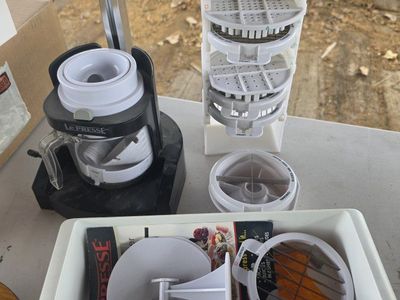Le Presse Deluxe Gourmet Food Styler - Multi-Function Kitchen Food Processor & Cutter with Accessories