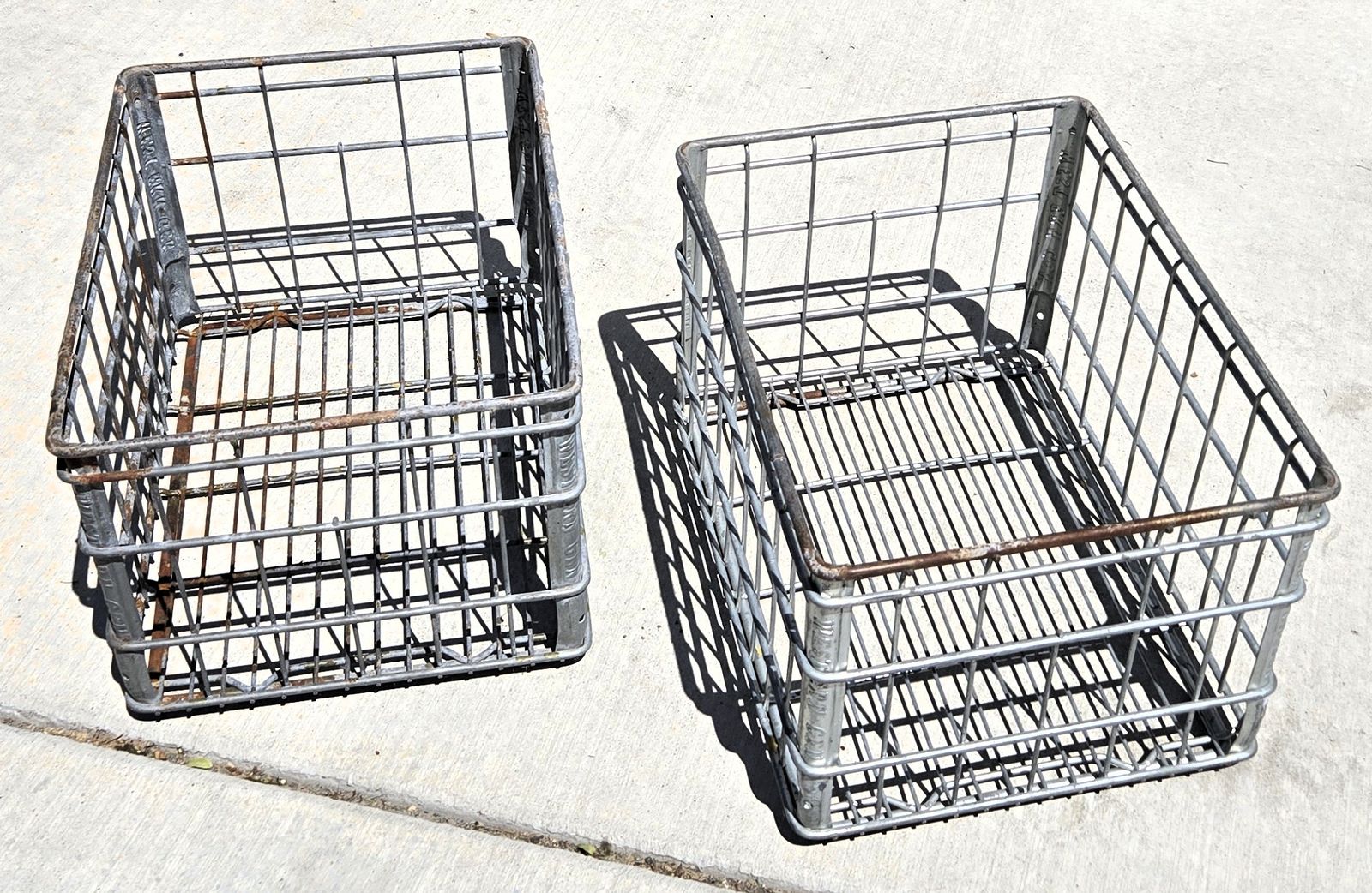 Milk Crates - Vintage Metal