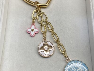 Blue Trunks and Bags Keychain Bag Charm