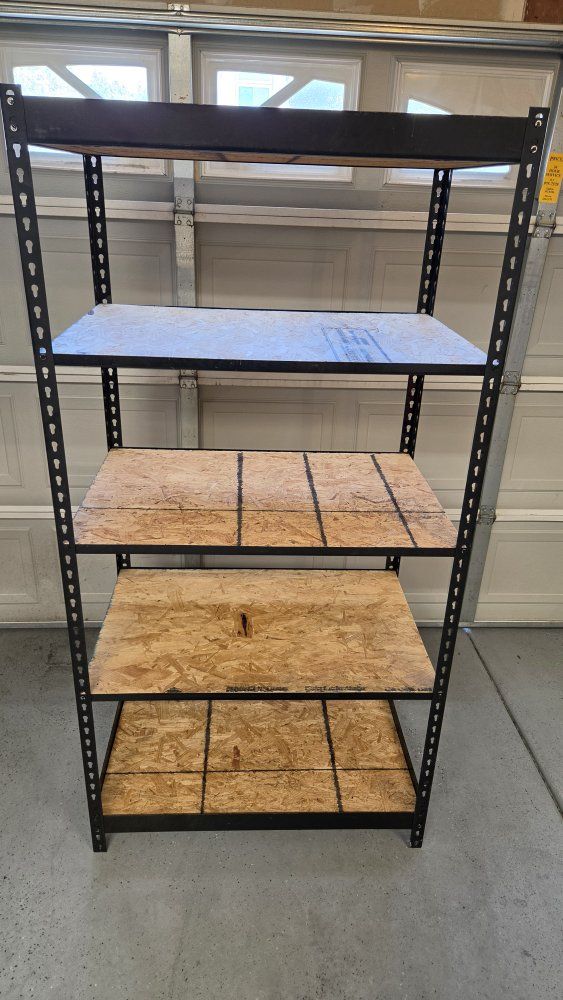 metal storage shelf garage storage rack