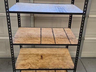 metal storage shelf garage storage rack