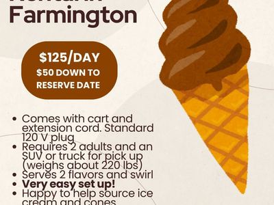Ice cream machine rental