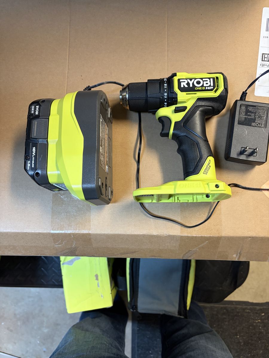 New Ryobi Hp Brushless Compact Drill Batt Charger