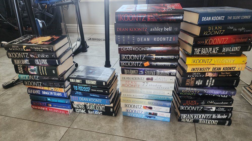49 Dean Koontz Hardbacks