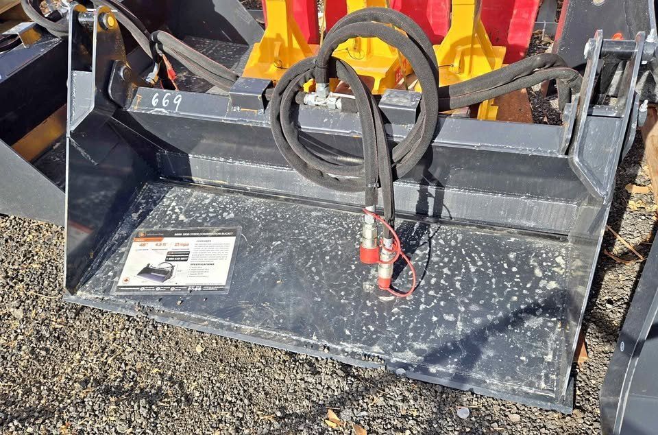NEW & LAST ONE Mini Wolverine 48" Heavy Duty 4 in 1 Combo Bucket (Mini Skid Steer)
