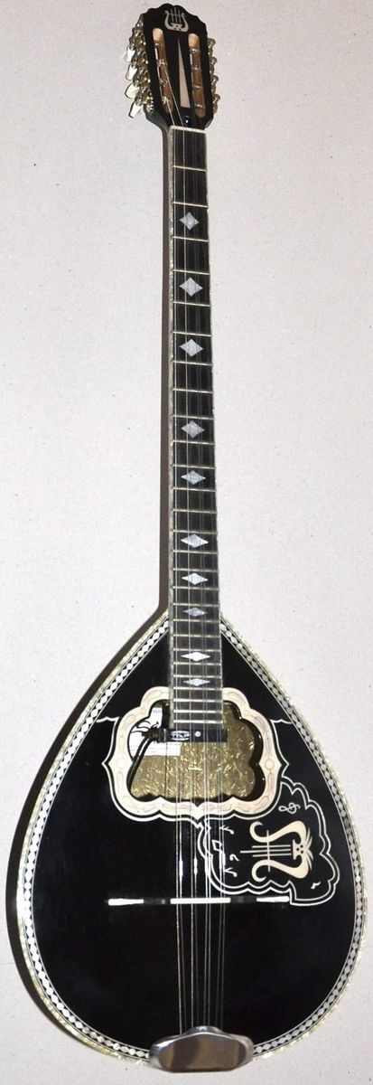 Matsikas Greek 8-String Bouzouki w/ Soft Case - Black