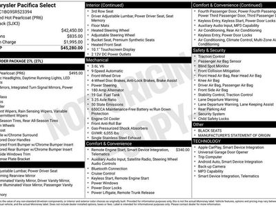 2025 Chrysler Pacifica Select