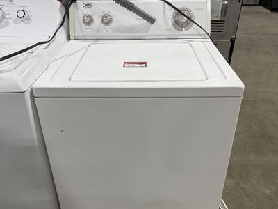 Estate by Whirlpool White Top Load Washer - Used, Dual Action Agitator