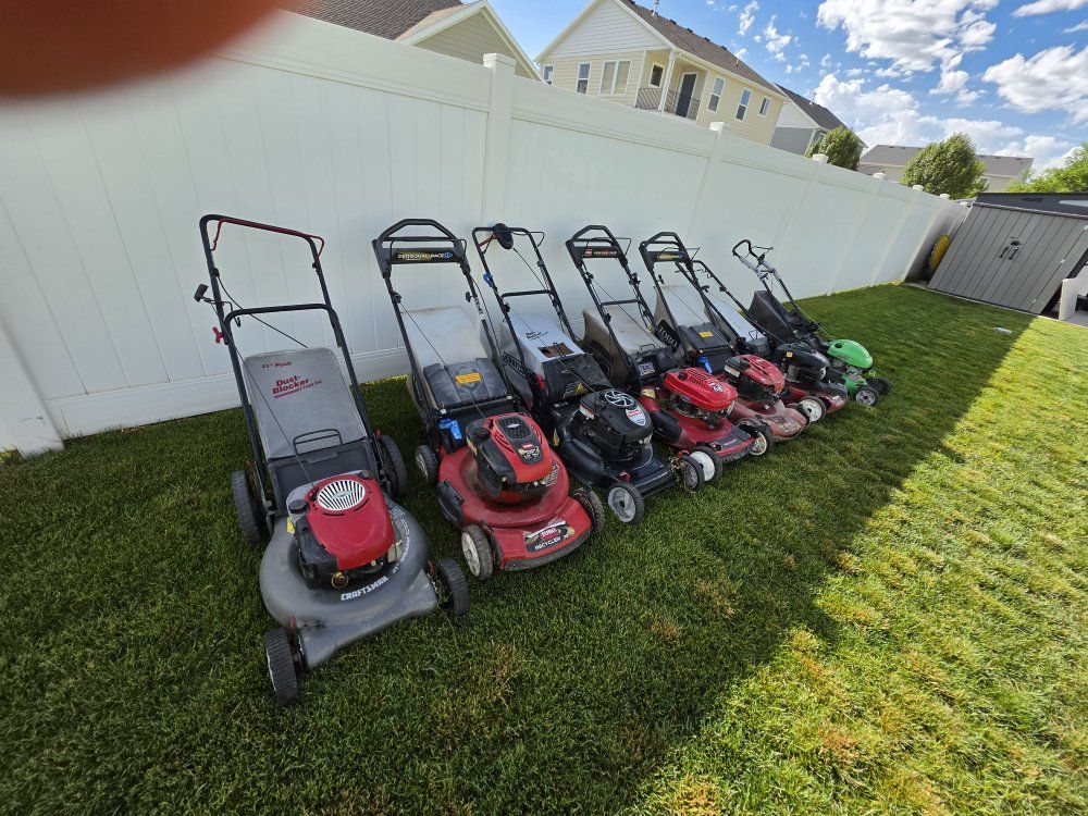 7 lawnmowers