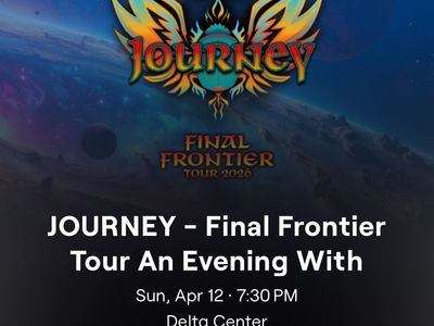 Journey - Floor Seats - 6 Tickets - Zero Mark-up