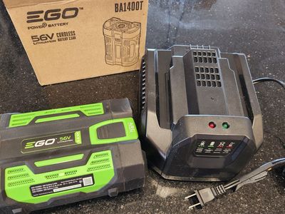 NEW EGO battery and charger 56V battery 2.5AH