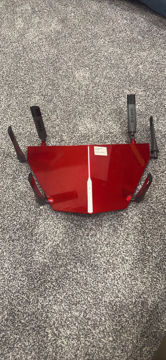 D-Link DIR-890L AC3200 Tri-Band Gigabit Wi-Fi Router Red - Fast, Reliable Home Network