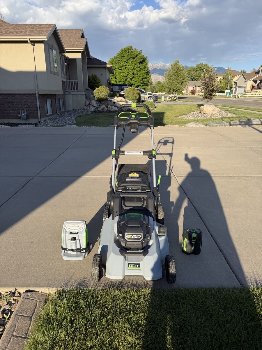 Ego Self propelled Dual Blade Mower