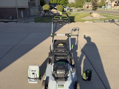 Ego Self propelled Dual Blade Mower