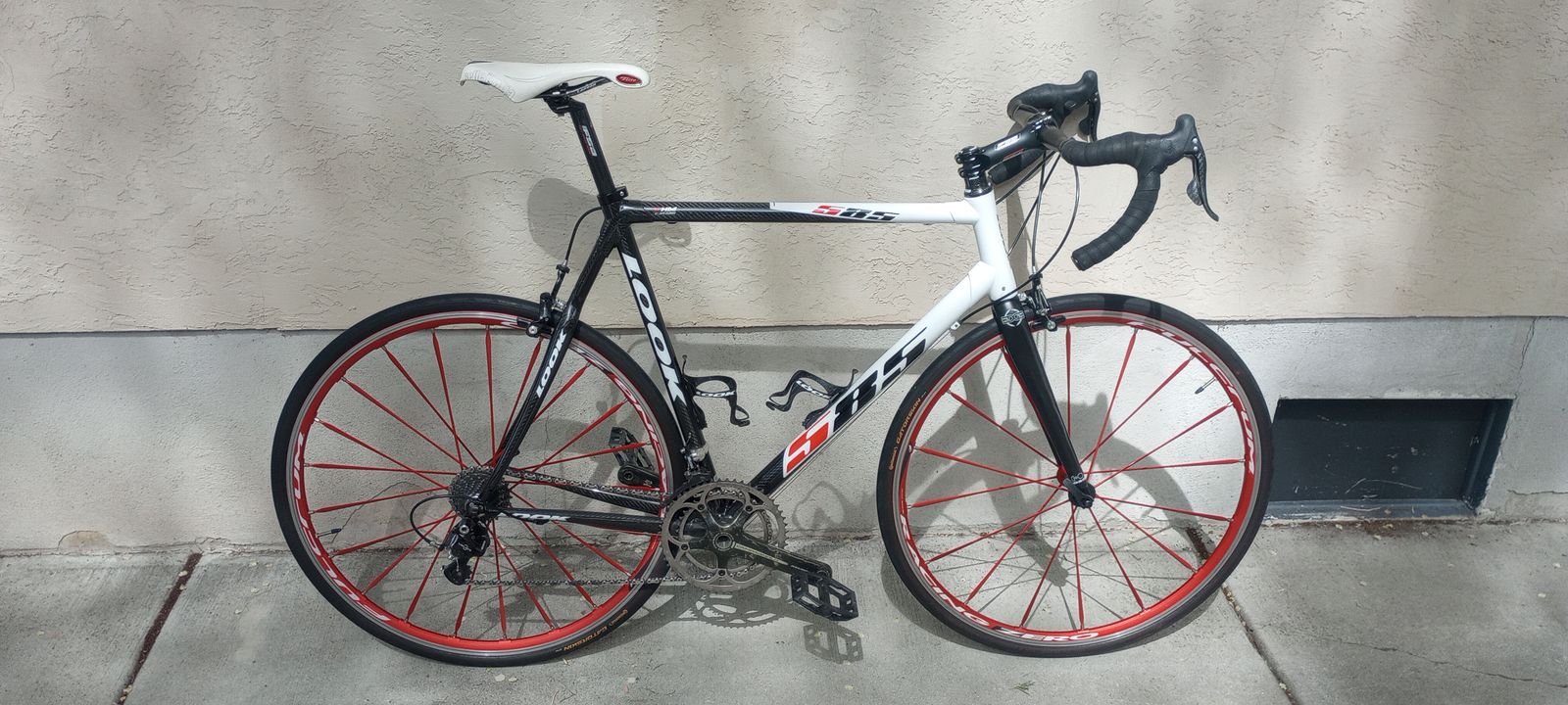 LOOK 585 Carbon Road Bike (XL) / Fulcrum Racing Zero Wheels