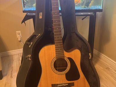 Takamine G Series Acoustic-Electric Guitar - Natural Finish w/ Hard Case