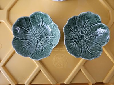 Small Green dishes (2) for $6