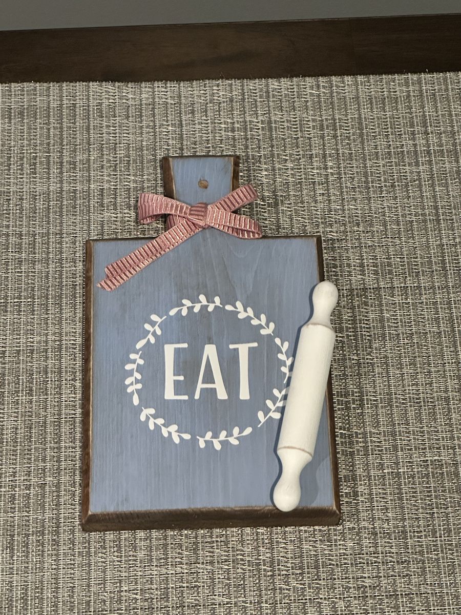 Handmade wooden kitchen decor