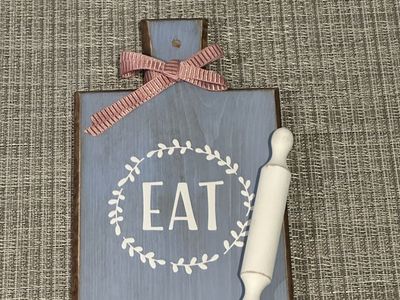Handmade wooden kitchen decor