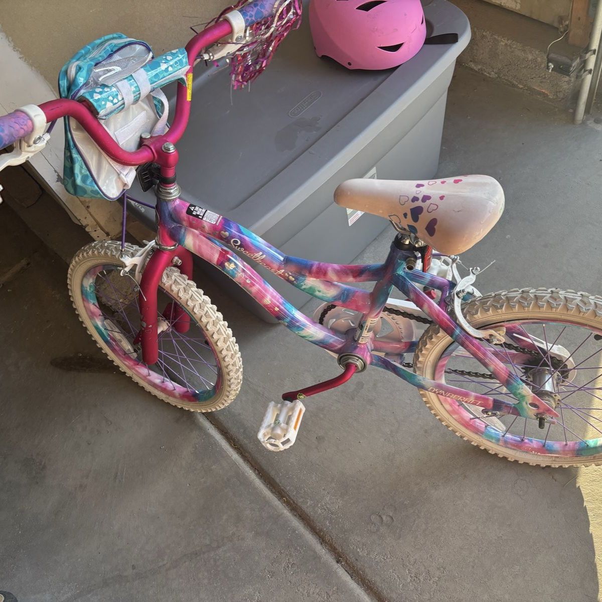 Pacific Cycle 16" Girl's Kids Bike, Pink/Purple. OBO