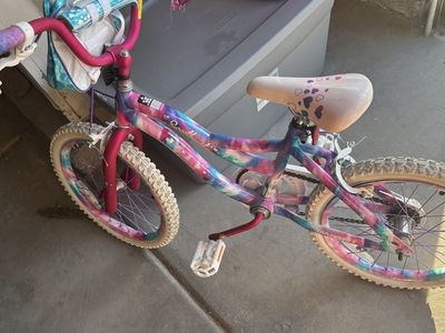 Pacific Cycle 16" Girl's Kids Bike, Pink/Purple. OBO