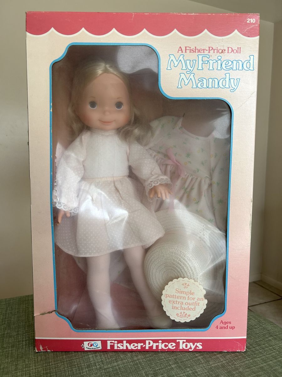 Vintage 1977 Fisher-Price My Friend Mandy Doll in Original Box