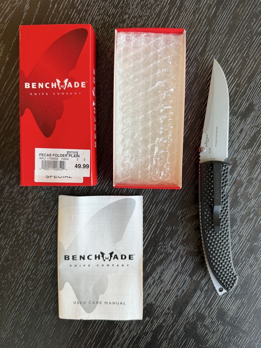 Benchmade 10600 Fecas Folder (Red Box)