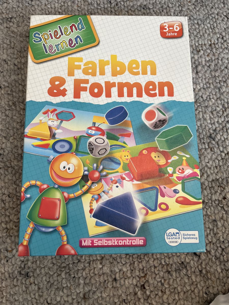 Farben&Formen/ Colors&Shapes Game - German language Game