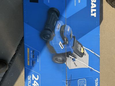 Kobalt 24V Max 16-inch Brushless Cordless Electric Push Mower Kit w/ 4.0Ah Battery