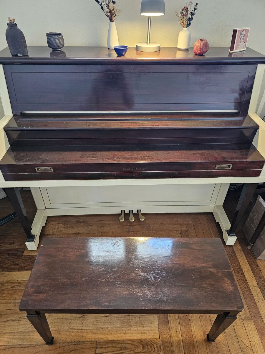 Vintage Kohler & Campbell Piano & Storage Duet Bench in Beautiful Condition - SLC