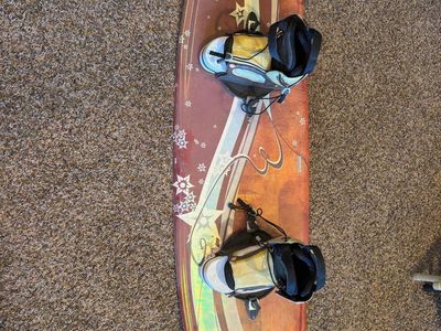 High End Wakeboard with Bindings
